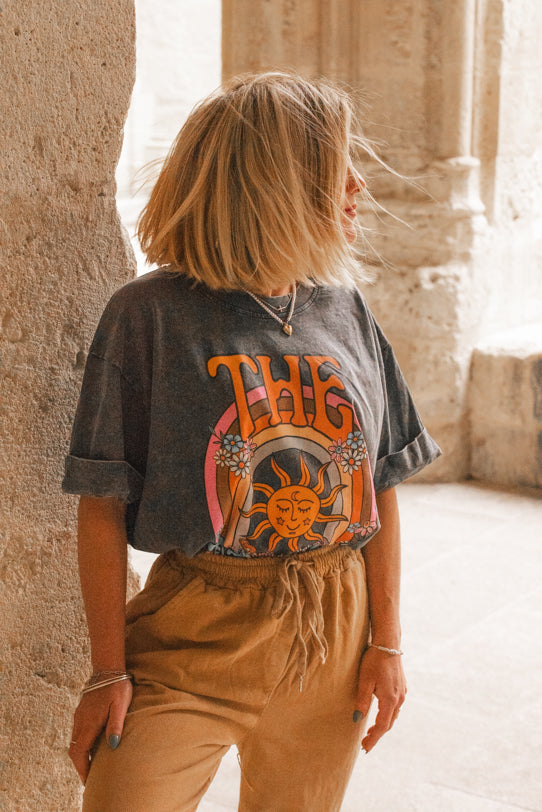 T-Shirt Femme Coloré "The Sun" - Vitabohem